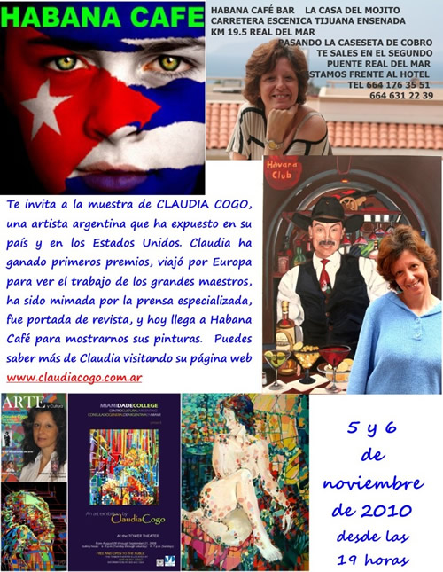 Claudia Cogo Muestra en Méxic